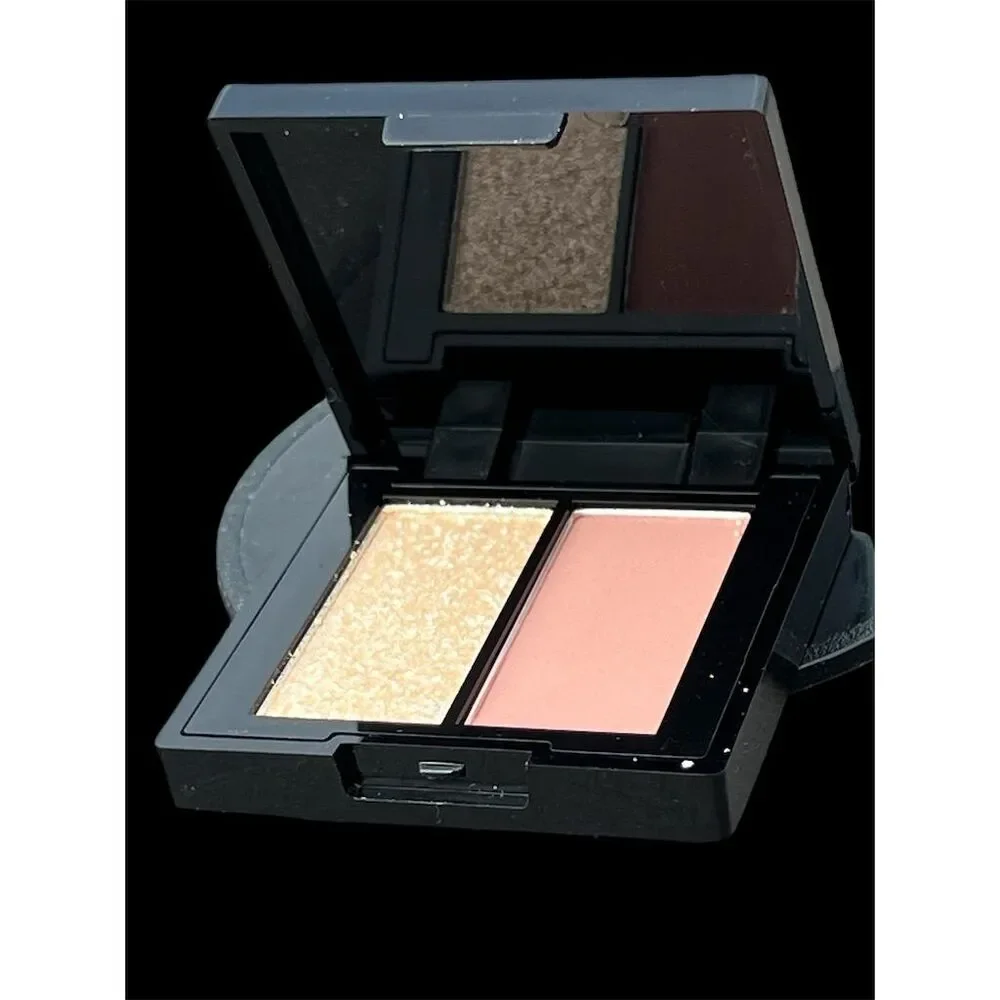 Eleman Beauty Eyeshadow Duo - Latte & Tude Shimmer Matte Talc-Free Vegan